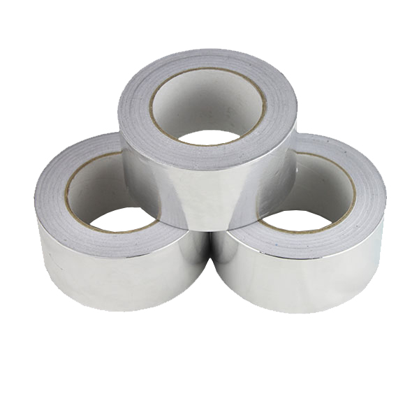 Customed Hvac Heat Resistant Self Adhesive Silver Aluminum Foil Tape For Air Ducting Manufacturers AT
