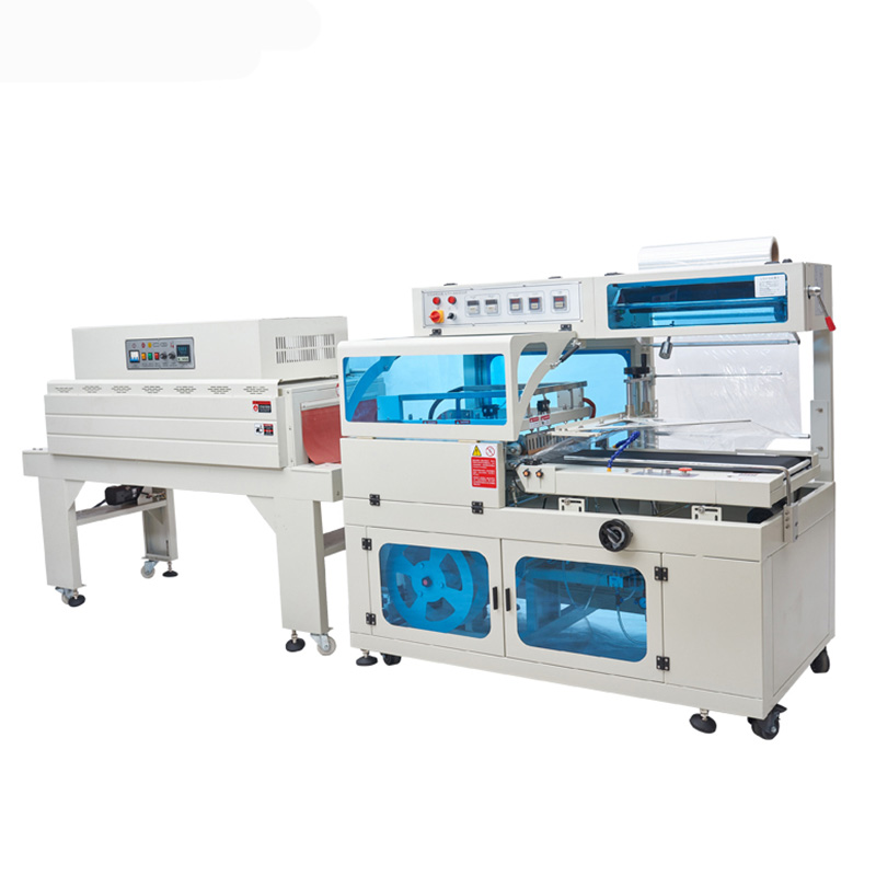 High Efficiency Scissors Induction L Type Automatic L Bar Pof Film Plastic Wrapping And Sealing Pack