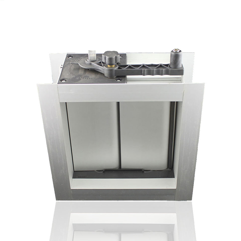 Custom Hvac Ventilation Aluminum Motorized Air Duct Volume Control Damper Manufacturer VCD-A