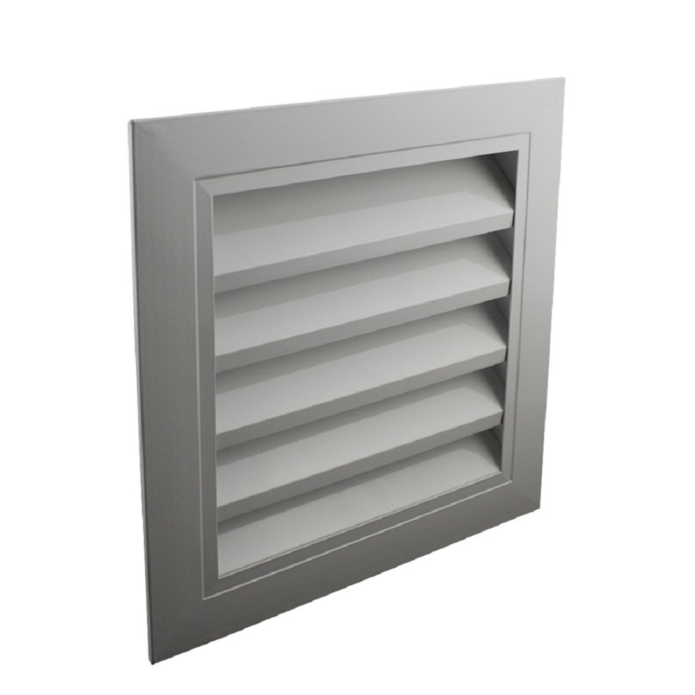 Air Conditioning Aluminium Exterior Wall Waterproof Shutter Prefabricated Fixed Fresh Air Louver FL-A