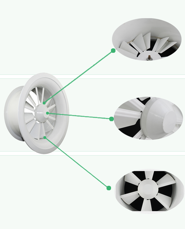 circular swirl diffuser