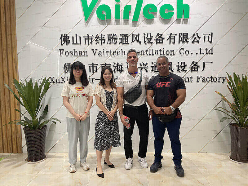 Vairtech's customers visits and inspections