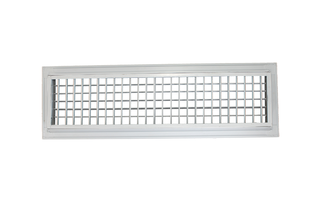 Customizable HVAC aluminum adjustable air supply deflection diffuser double grille DDG-A2