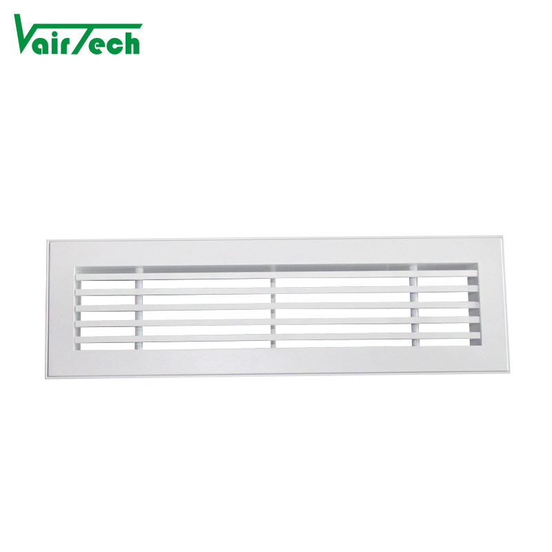 Hvac System Aluminum Removeable 0 Degree Linear Bar Air Grille For Ventilation