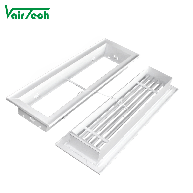 Hvac System Aluminum Removeable 0 Degree Linear Bar Air Grille For Ventilation