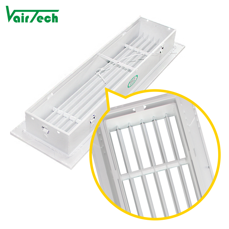 Hvac System Aluminum Removeable 0 Degree Linear Bar Air Grille For Ventilation