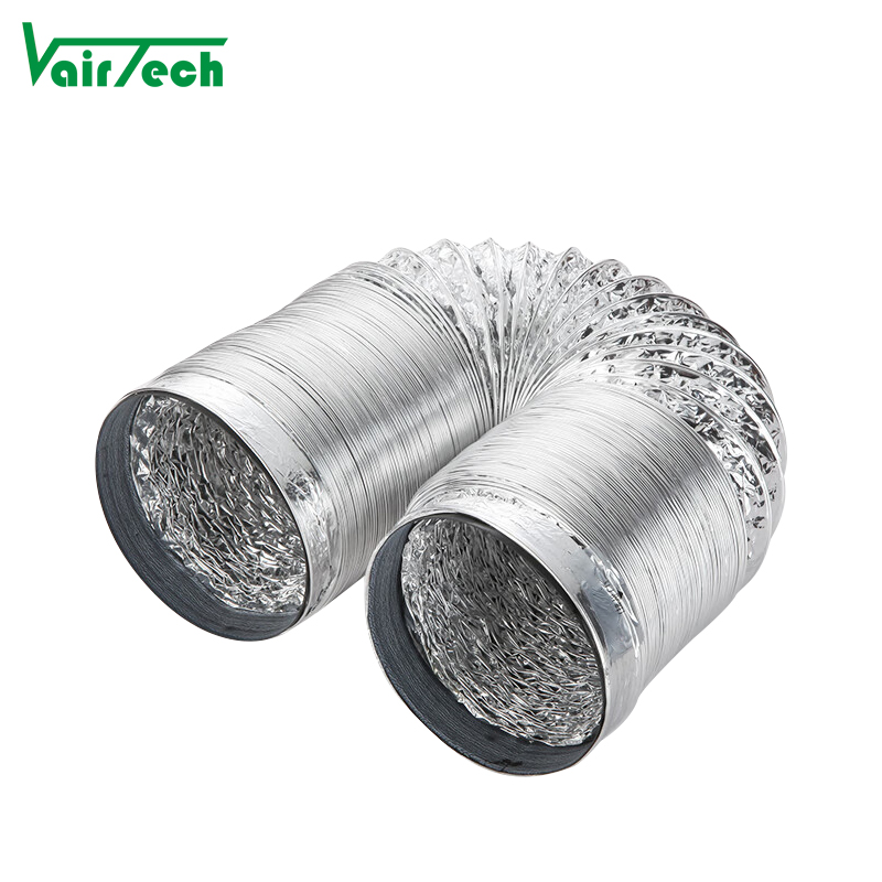 Aluminum Flexible Duct 4 6 8 10 Inch Fire Resistant Aluminum Foil Tube