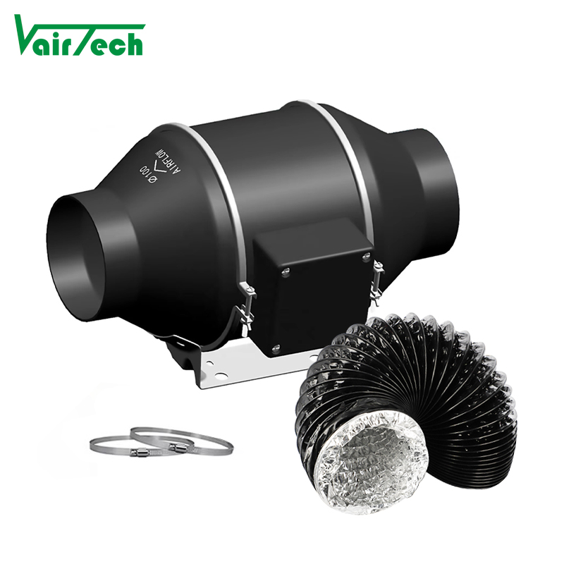 4 6 8 inch caliber duct fan plastic inline exhaust fan silent air fan for ventilation