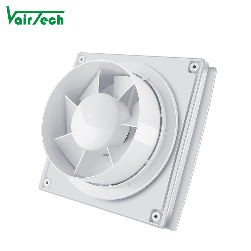 Individual Packing Exhaust Air Fan Abs Plastic Wall Mounted Fan Ventilation Panel Fan For bathroom