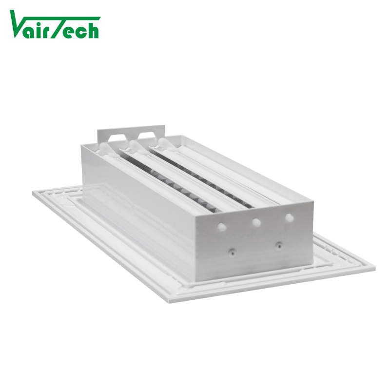 Hvac Rollers Adjust Grille Double Air Direction Aluminum Air Louver Ventilation Grilles