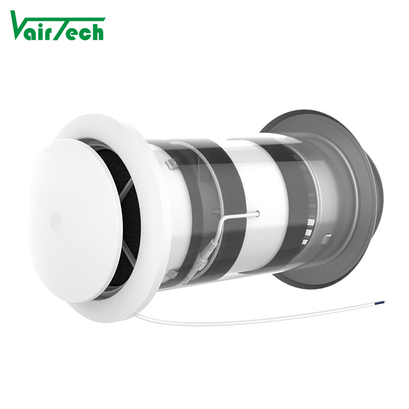 Wireless Control Ventilation Duct Fan Through-Wall Double Air Direction Exhaust Fan With Filter