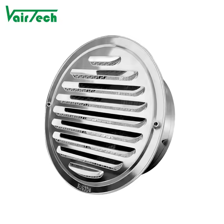 201/304 Stainless Steel Air Vent Ceiling Wall Mounted Ventilation Hood For Kitchen