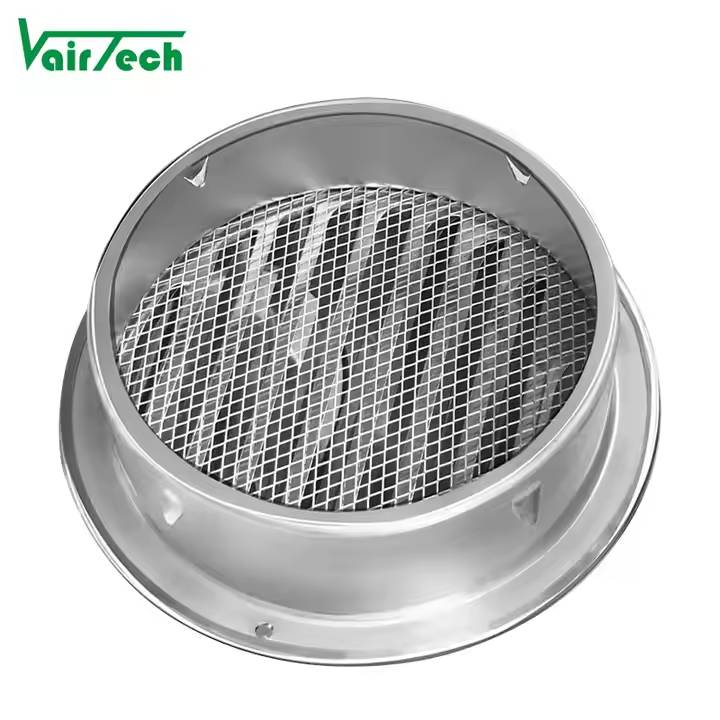 201/304 Stainless Steel Air Vent Ceiling Wall Mounted Ventilation Hood For Kitchen