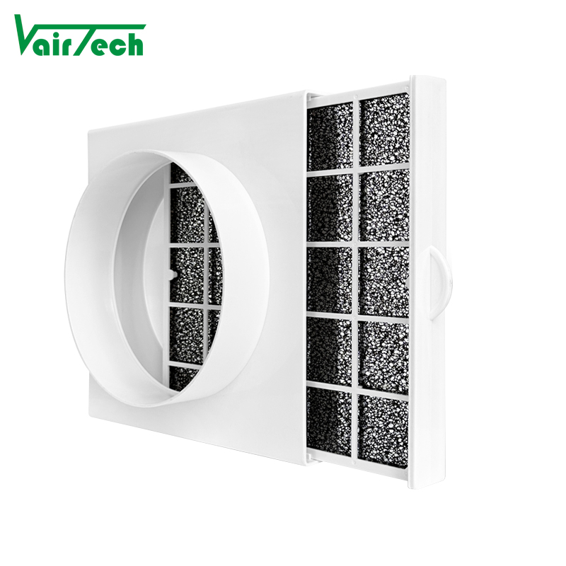 Pvc Ventilation Air Filter Pipe Plastic Exhaust Air Duct Purifier Multiple Filters