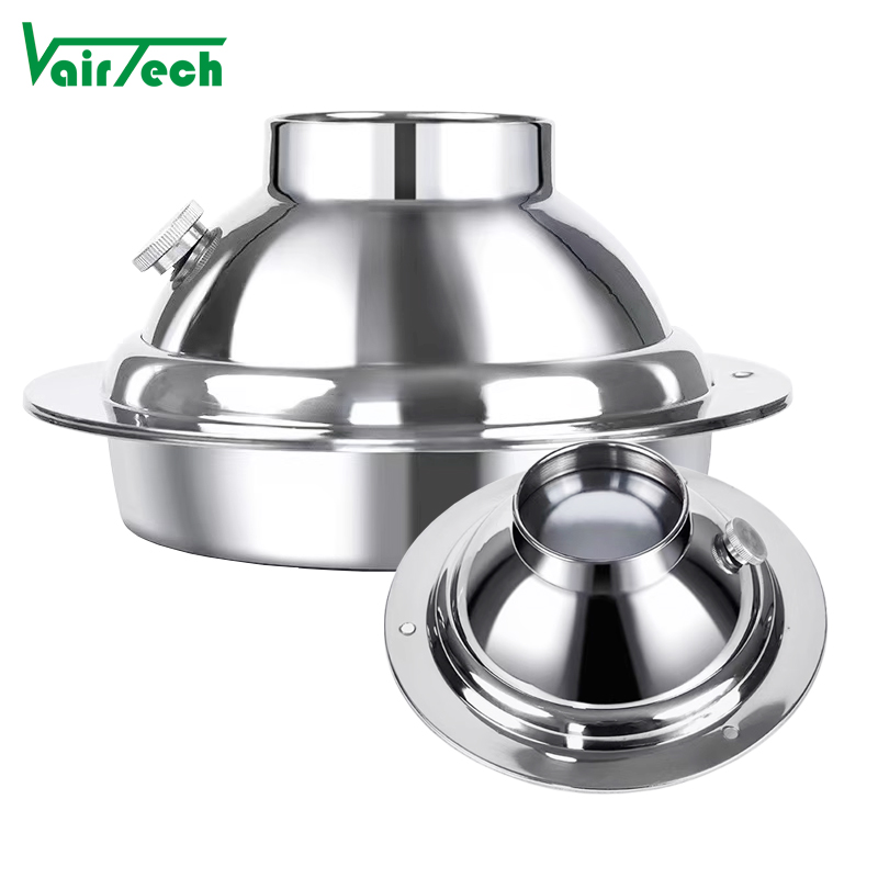 Hvac 304 201 Stainless Steel Jet Nozzle Diffuser Adjustable Eyeball Diffuser Ventilation For Airport Railway Station