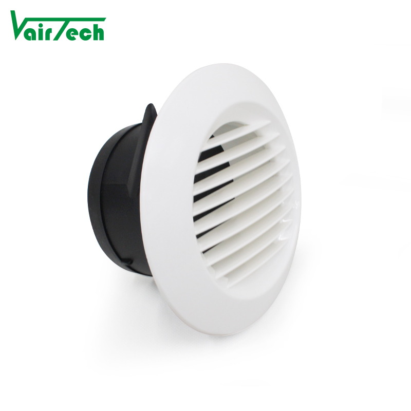 Hvac System Parts Disc Air Vents Plastic Round Air Exhaust air grills for ventilation air vent cover