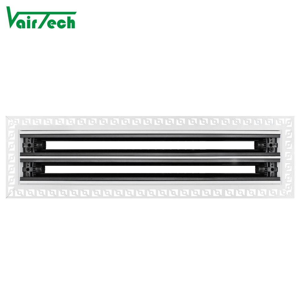 Invisible Linear Slot Diffuser Ceiling ALuminum Linear Air Diffuser Adjustable Blade Air Register Custom Any Size