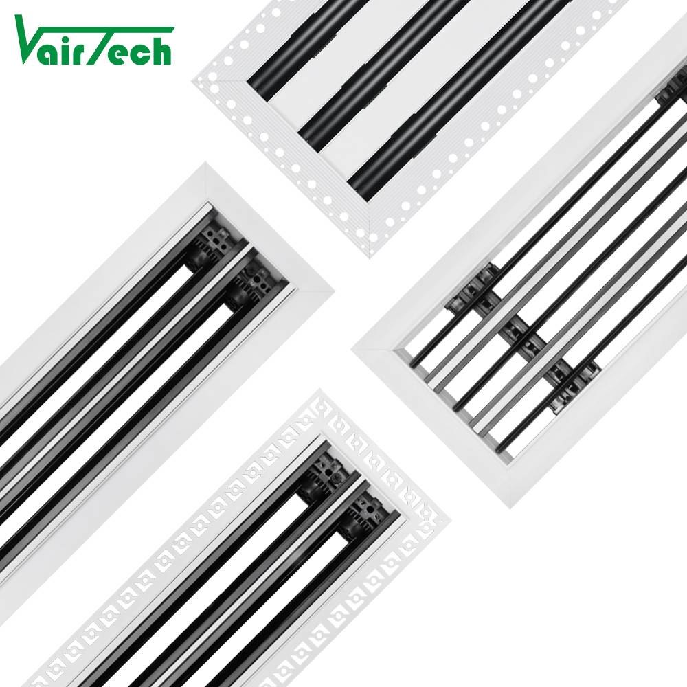 Hvac Hidden Linear Slot Diffuser Air Conditioner Vav Air Diffuser ALuminum Ventilation Grille