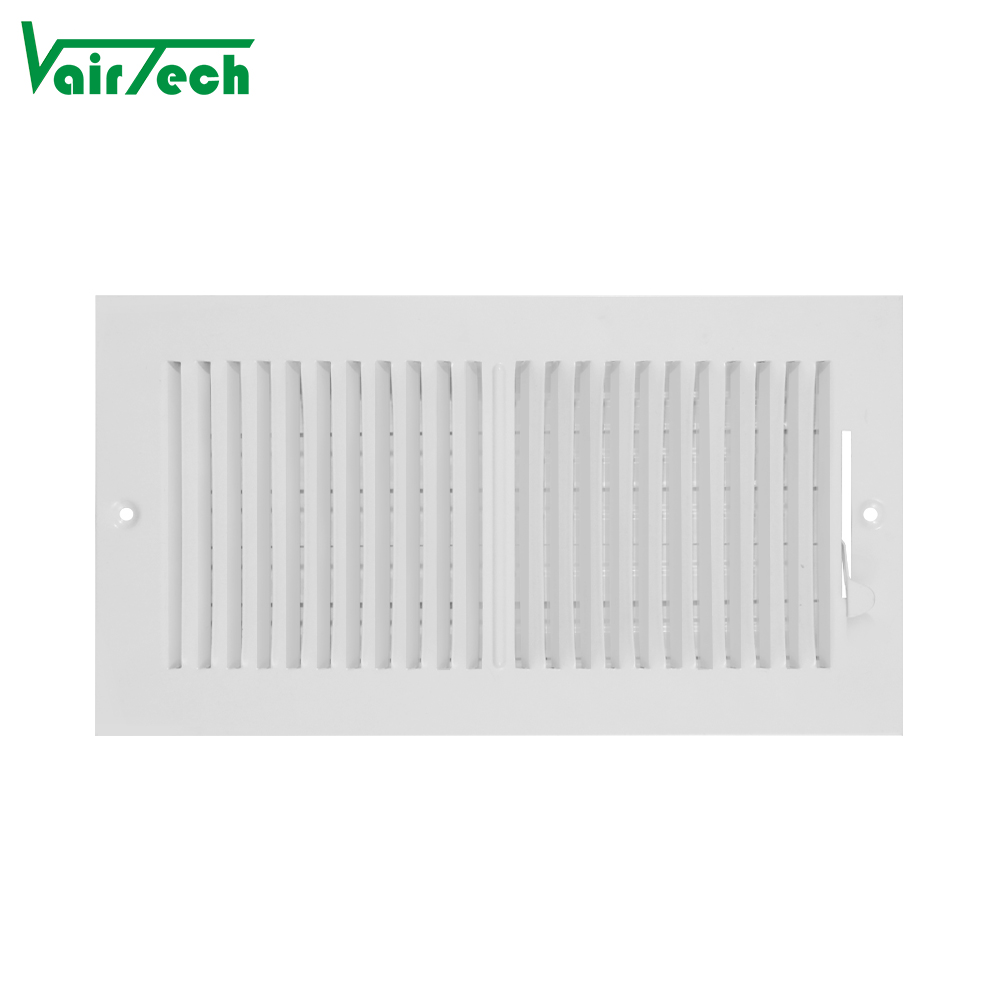 10 x 4 Inch Air Vent Cover Ceiling Register Grill Duct Opening Air Supply Diffuser 2 Way Steel Sidewall Ceiling Vent Covers Inlet Manual Adjuster for Home