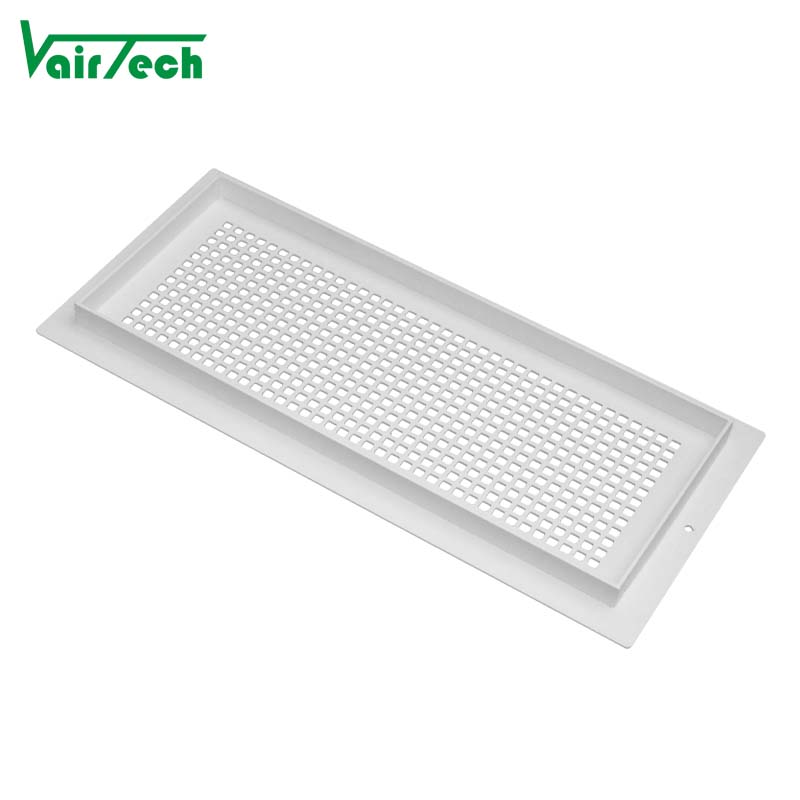 Modern White Iron Air Vent Cover for HVAC System Outdoor Ventilation Return Air Grille Air Conditioning
