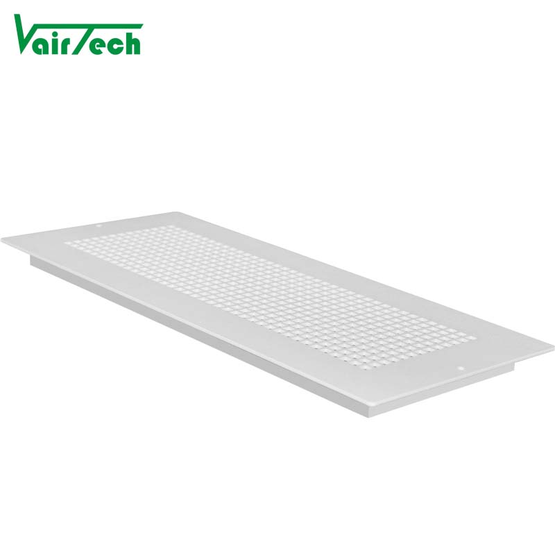 Modern White Iron Air Vent Cover for HVAC System Outdoor Ventilation Return Air Grille Air Conditioning