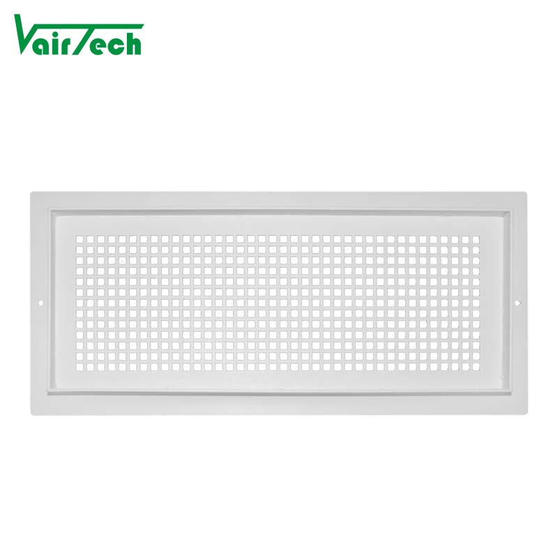 Modern White Iron Air Vent Cover for HVAC System Outdoor Ventilation Return Air Grille Air Conditioning