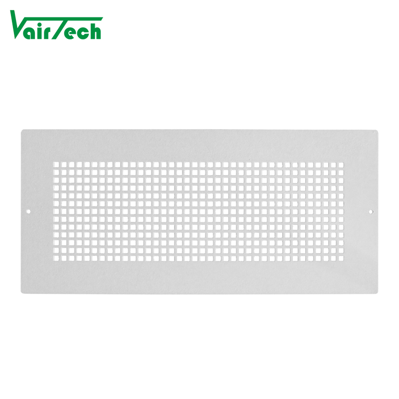 Modern White Iron Air Vent Cover for HVAC System Outdoor Ventilation Return Air Grille Air Conditioning