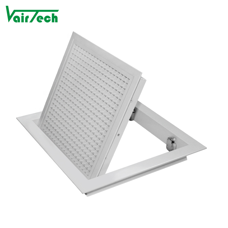 Cube Core Aluminum Egg Crate Grille Ceiling Hinge Type Square Eggcrate Return Air Grille