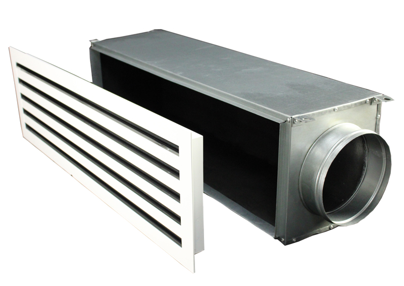 Hvac Aluminum Linear Slot Diffuser With Plenum Box Register And Grille Product