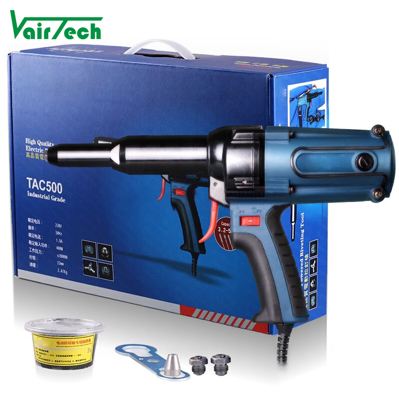Brushless Rivet Gun Professional Pop Riveter for Metal Aluminum Rivets Electric Handheld Riveting Tool