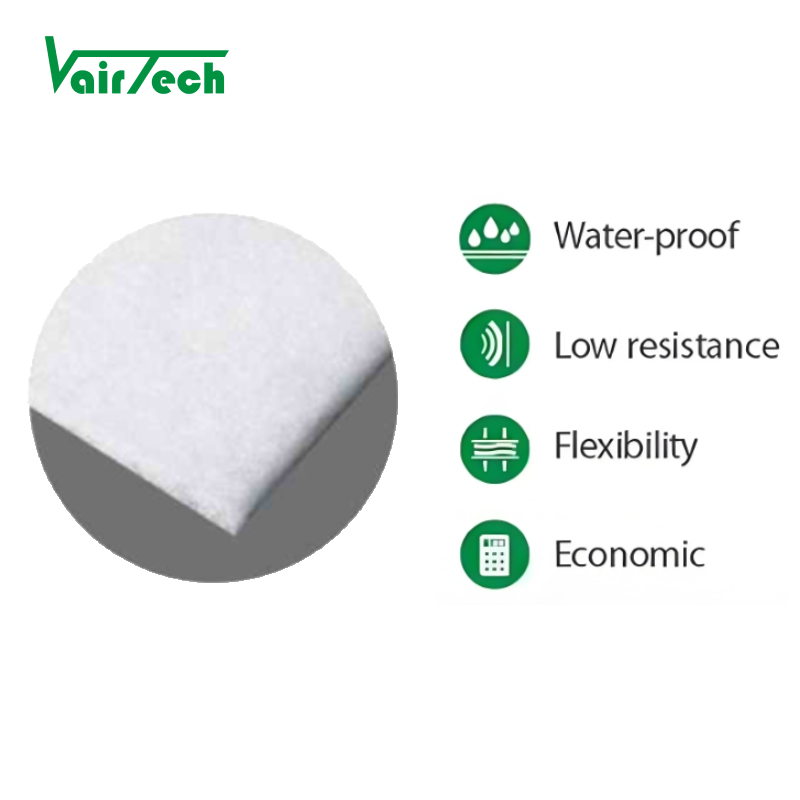 G2 EU2 Air Filter Media Waterproof Low Resistance Polyester Fiber for HVAC Ventilation Dust Removal