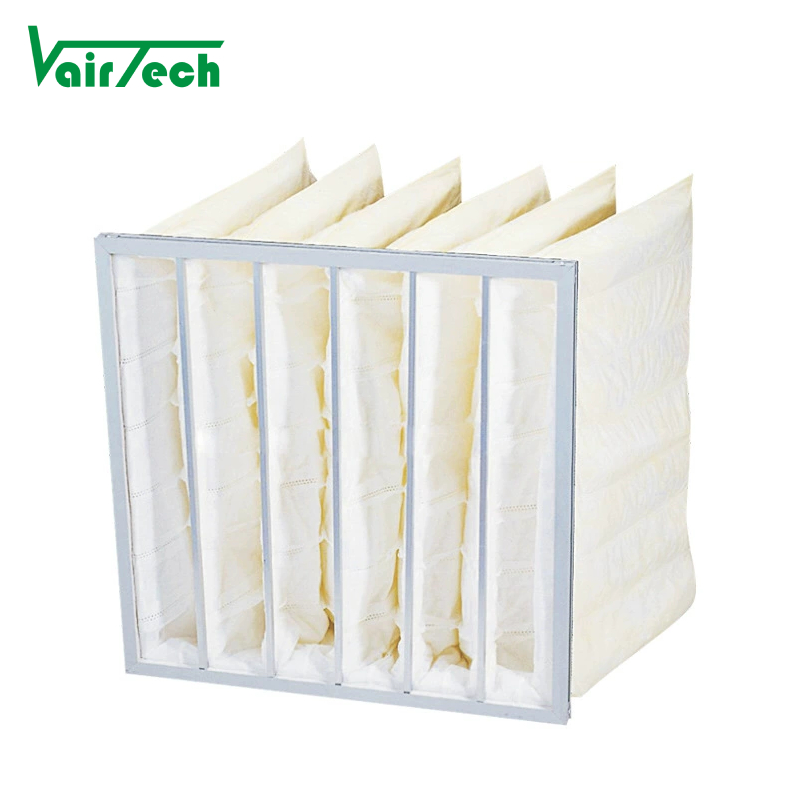 High Efficiency Non Woven Pocket Filter F5 F9 for HVAC Clean Rooms Air Purifiers