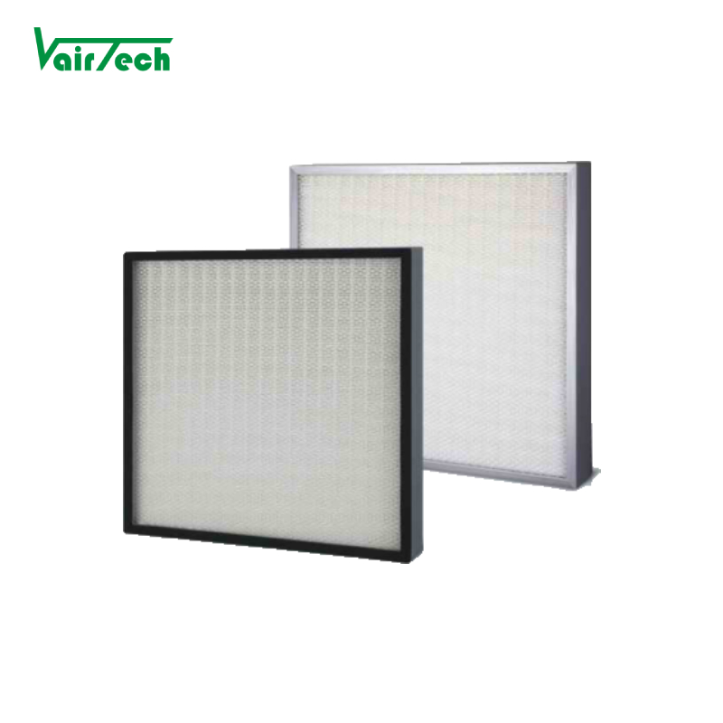 High Efficiency HEPA/ULPA Air Filter 99.97%-99.9999% for Cleanroom, HVAC, Semiconductor | Low Resistance, 25mm Thin | Aluminum Frame,