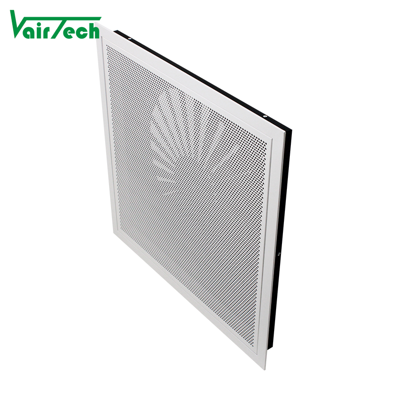 Hinge type Aluminum Removable Swirling Panel Diffuser HVAC for air Conditioning Ceiling air Vent