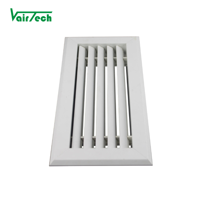 PVC Plastic Linear Bar Grille 30 Degree Return Air Grille Air Conditioning Ventilation Grille