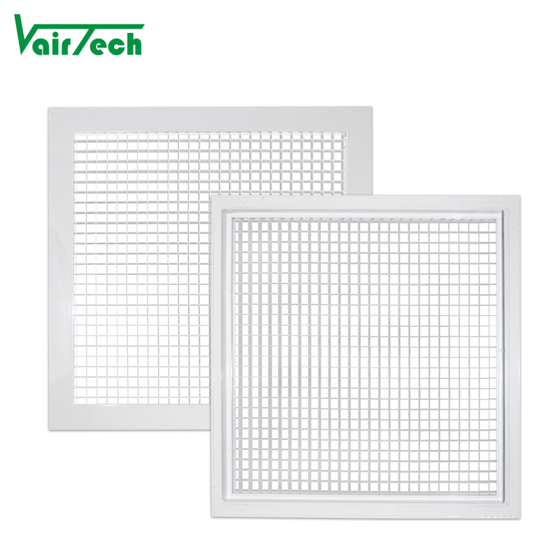 Air Conditioning Aluminum Ceiling Return Aluminum Eggcrate Grille For Hvac System