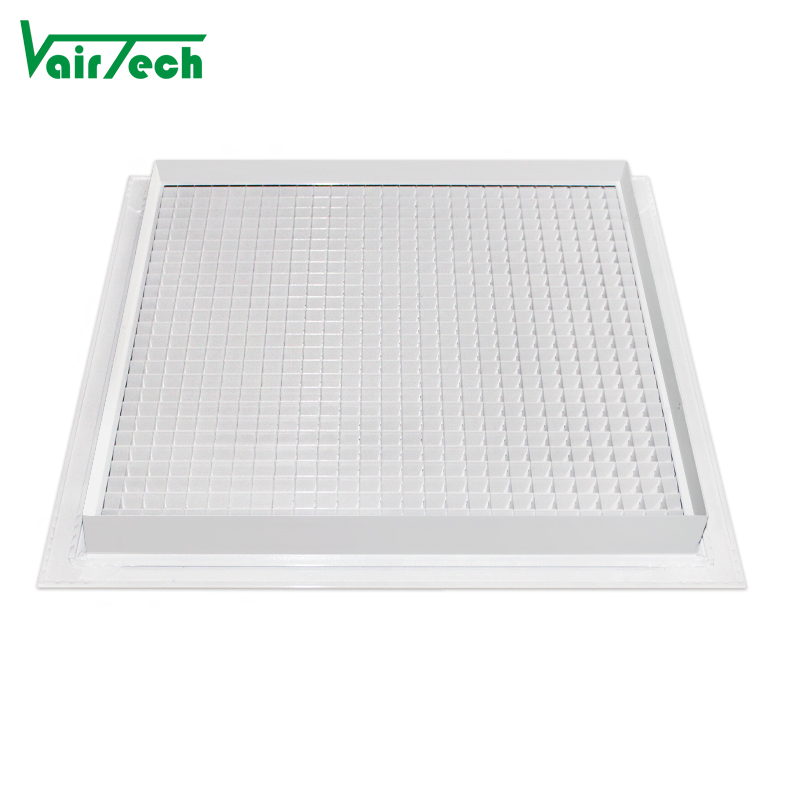 Air Conditioning Aluminum Ceiling Return Aluminum Eggcrate Grille For Hvac System