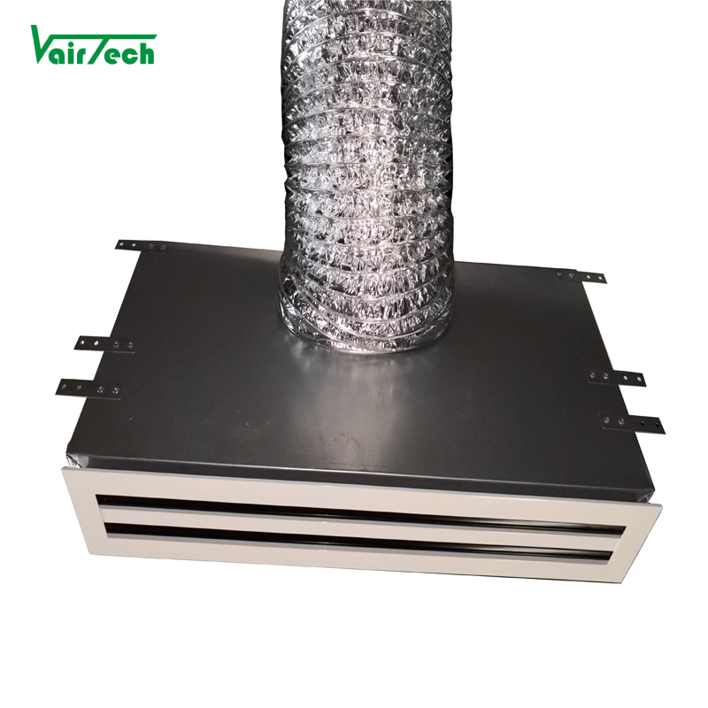 Plenum Box for Linear Slot Diffuser Premium Insulated Galvanized Sheet Metal Plenum Box for Heating and Cooling