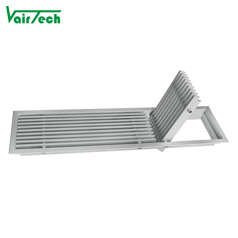 High Strength Floor Air Grille Aluminum Ventilation Grille Air Conditioning Floor Air Register