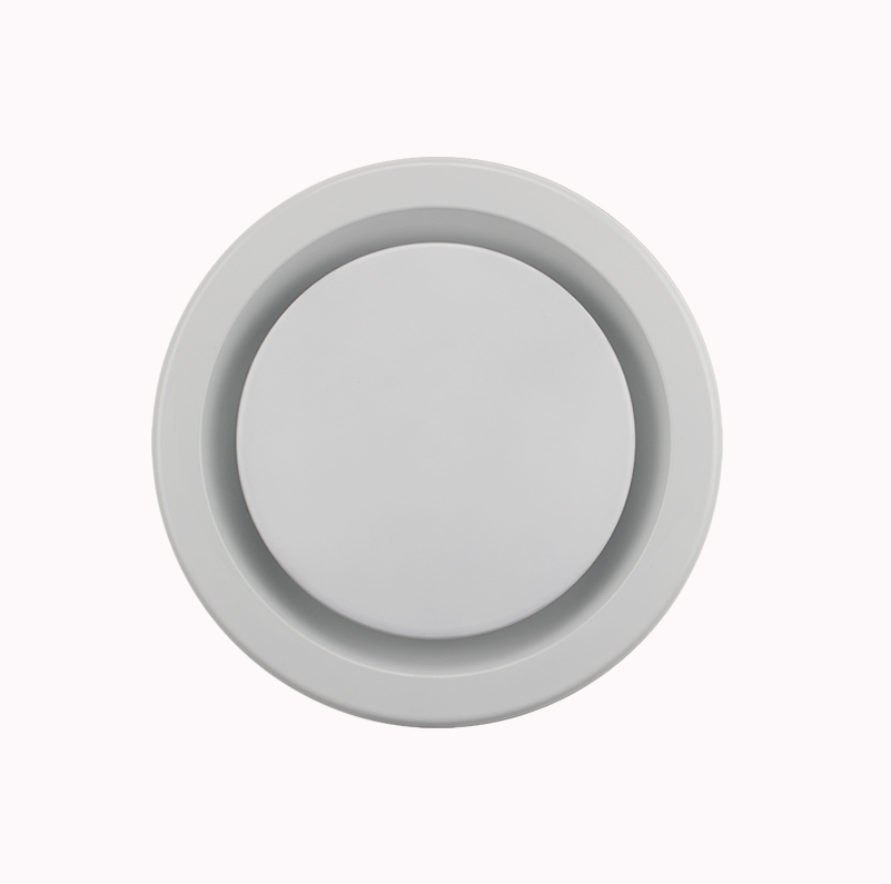 Hvac Air Conditioning Aluminum Grilles Ceiling Square to Round Aluminum Disc Air Diffuser