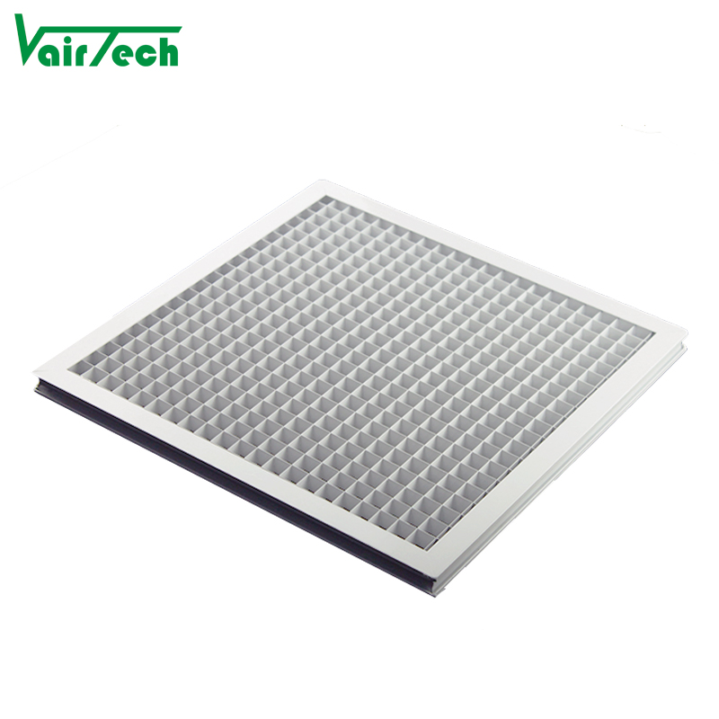 Aluminium HVAC Egg Crate Return Grille Air Application Universal Ventilation Air Grille