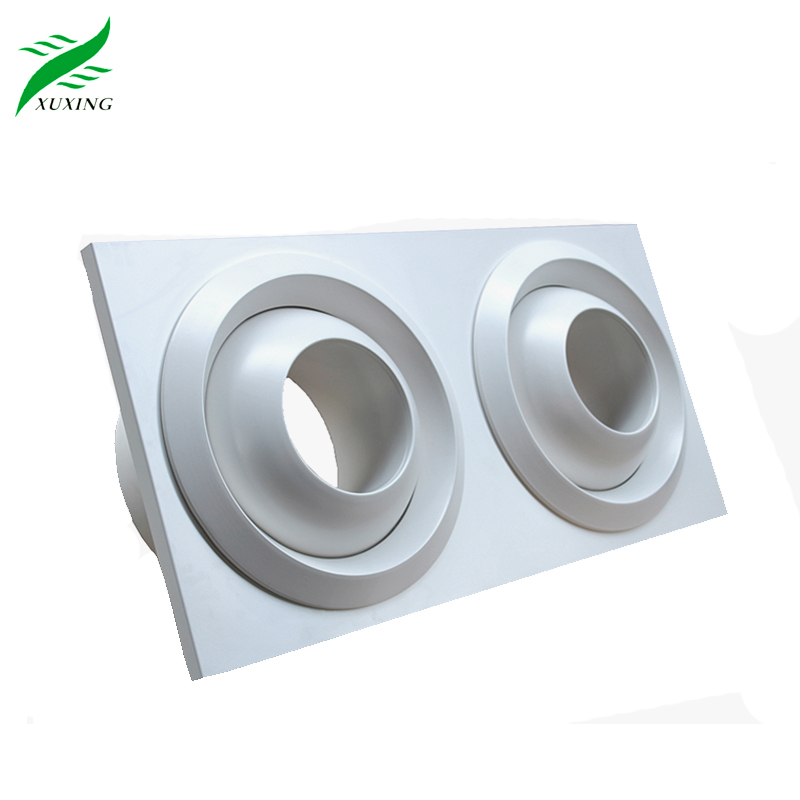 Aluminum Alloy Spherical Nozzle Jet Diffuser with Panel Long-Distance Air Supply for High-Ceiling Spaces for Air Conditioning