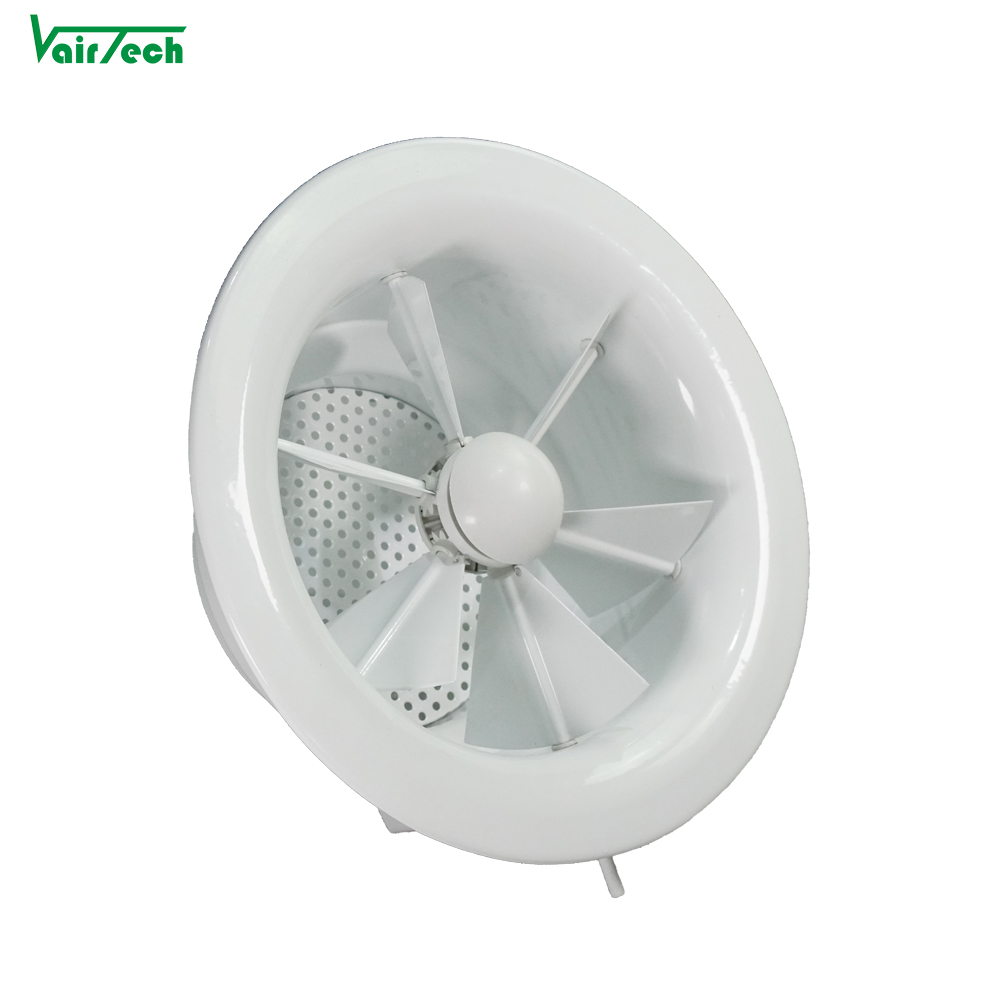 Aluminium Ceiling Swirl Air Diffusers for HVAC Ventilation System Modern Design Adjustable Outdoor and Workshop Vent Diffusers