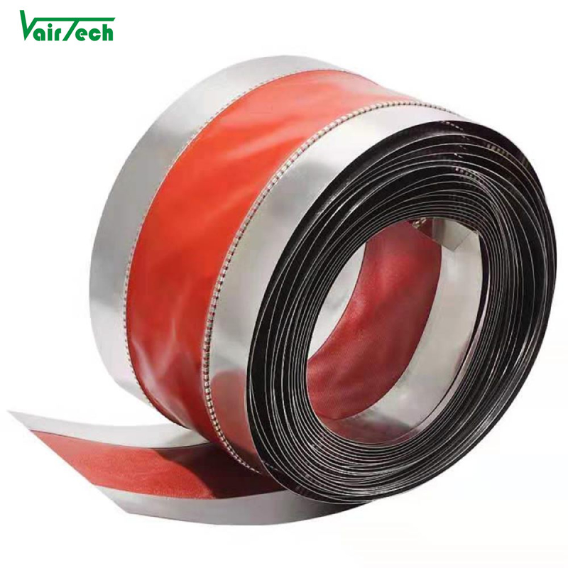 High Temperature Resistant Industrial Flexible Air Duct Connector Galvanized Steel Canvass Cloth Silica for Hvac System