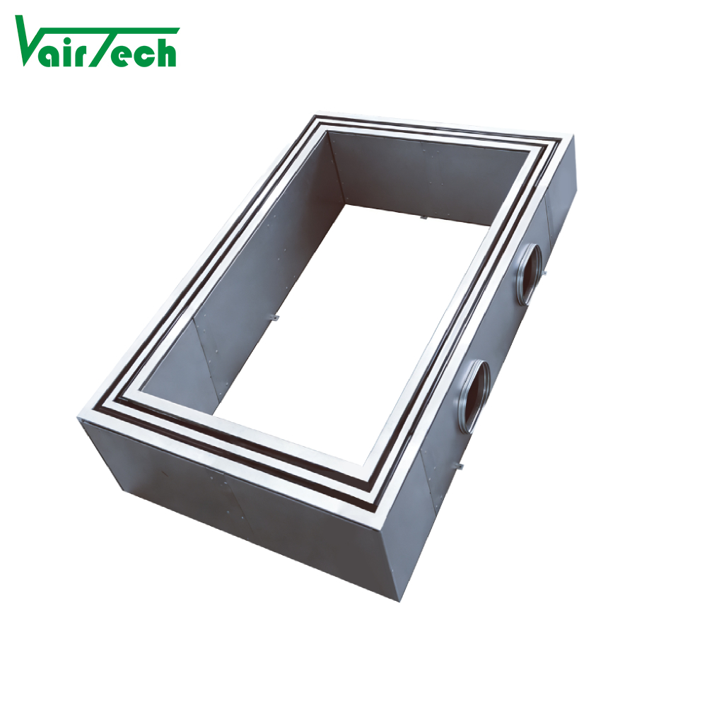 Splicing linear slot diffuser Any length and Angle With Plenum Box