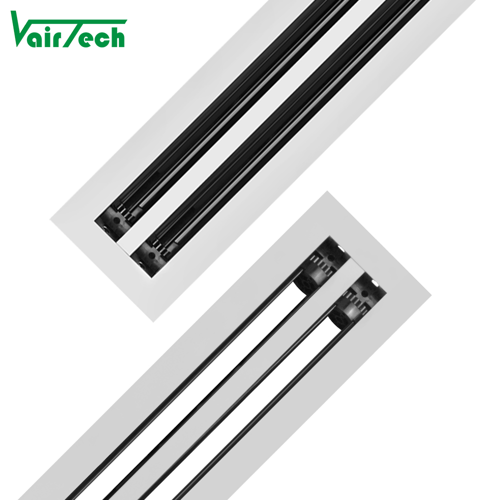 Hvac Ventilation Ceiling Aluminum Ac Vent Cover Register Scroll Adjust Linear Slot Diffuser