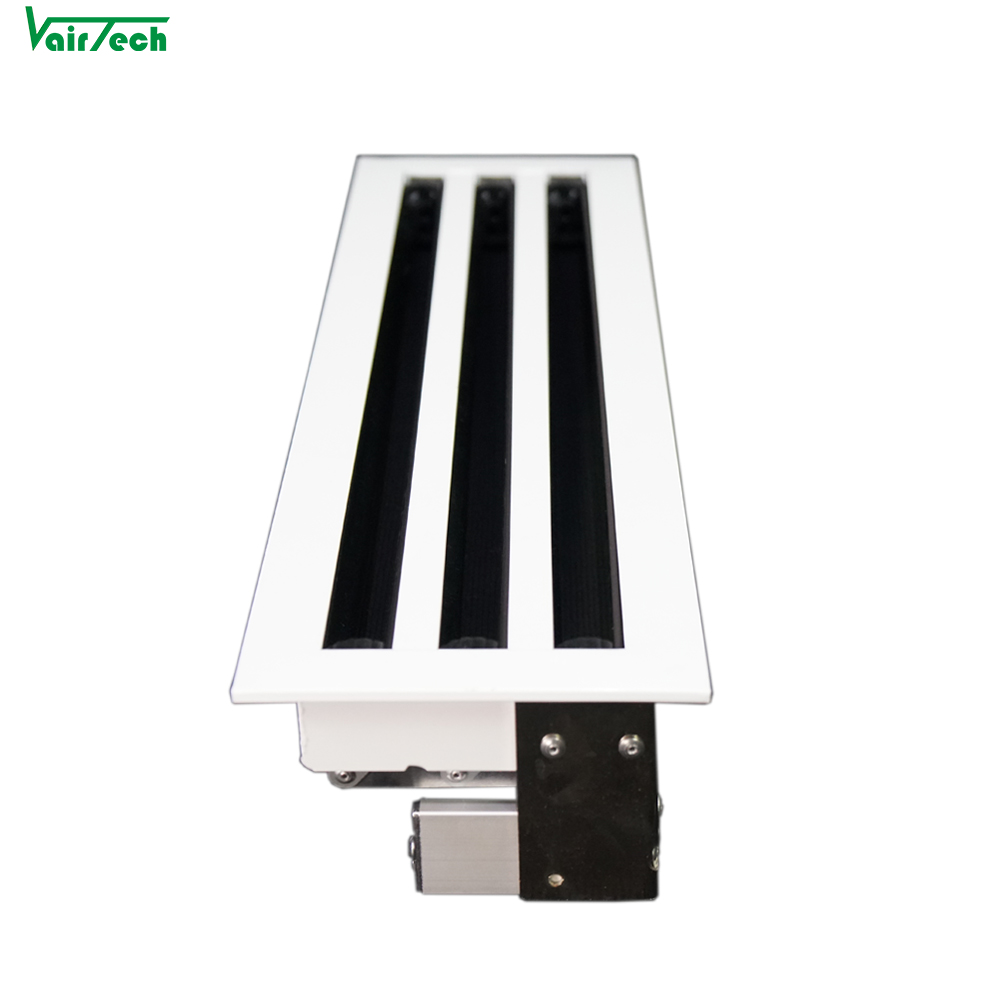 HVAC Aluminum Linear Slot Diffuser Added Temperature Control Function No need for power