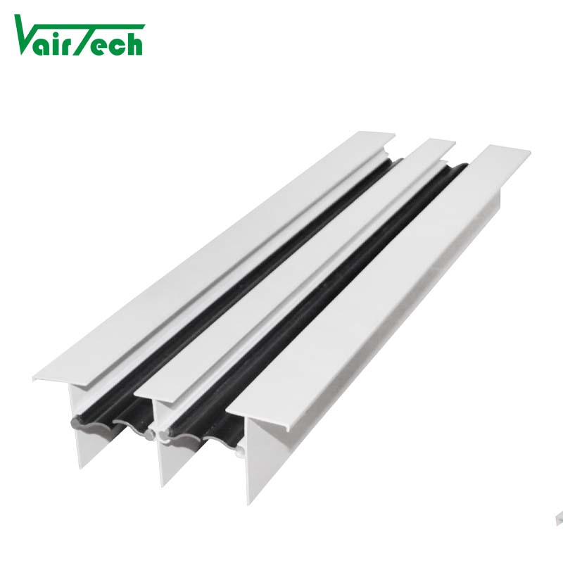 Customized Linear Slot Diffuser Aluminum Air Register White Decorative Air Vent Modern AC Vent Cover for Ceiling Wall